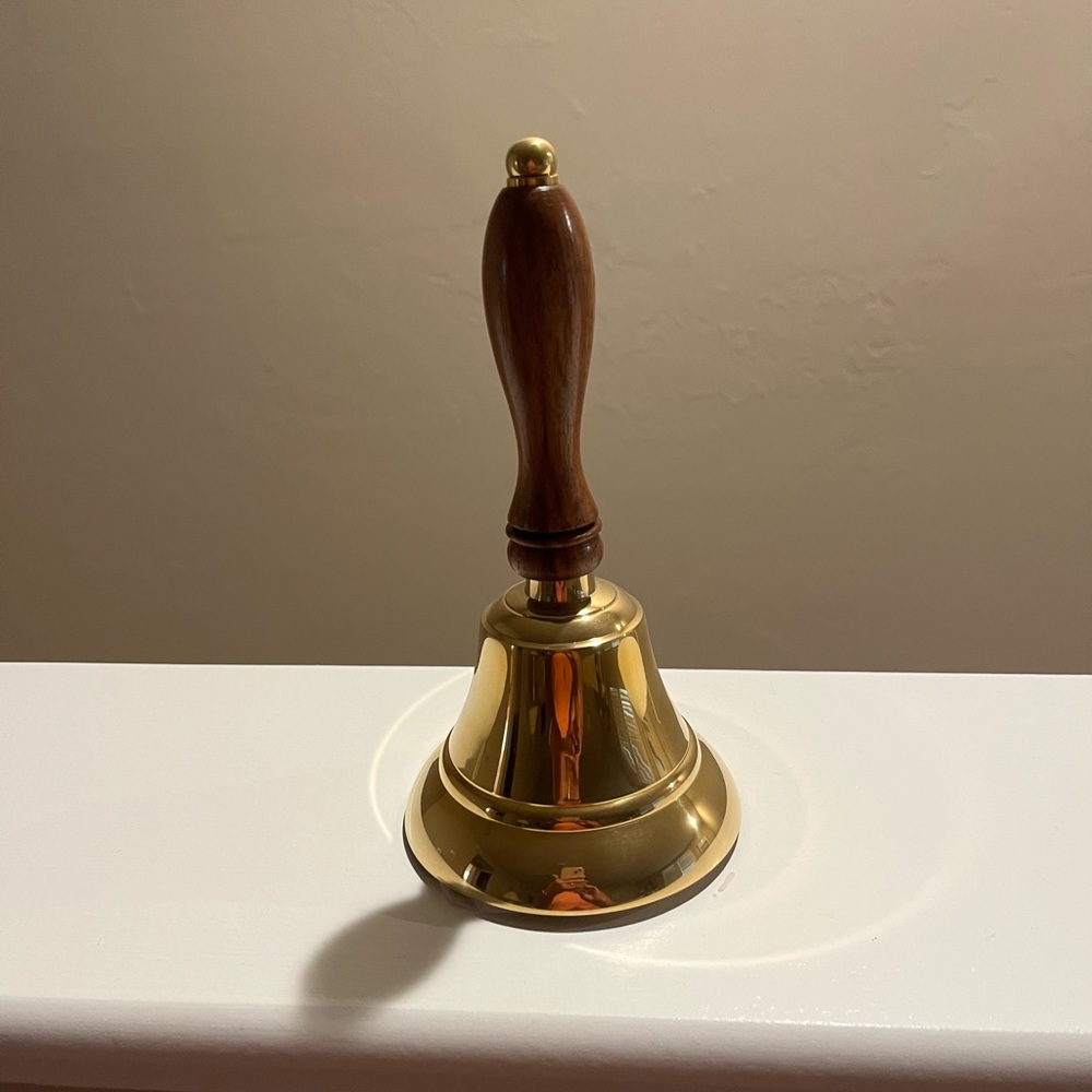 Brass School Bell